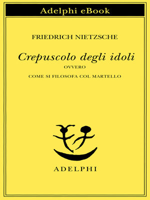 cover image of Crepuscolo degli idoli